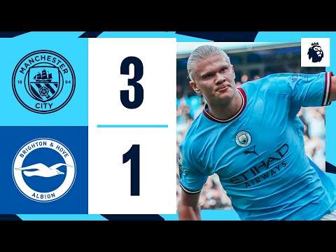 Manchester City 3 - 1 Brighton & Hove Albion (Oct-22-2022) Premier League Highlights